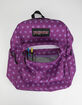 JANSPORT Black Label SuperBreak Purple Plum Polka Dot Backpack image number 5