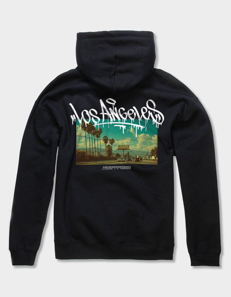 LOS ANGELES Graffiti  Sky Unisex Hoodie image number 0