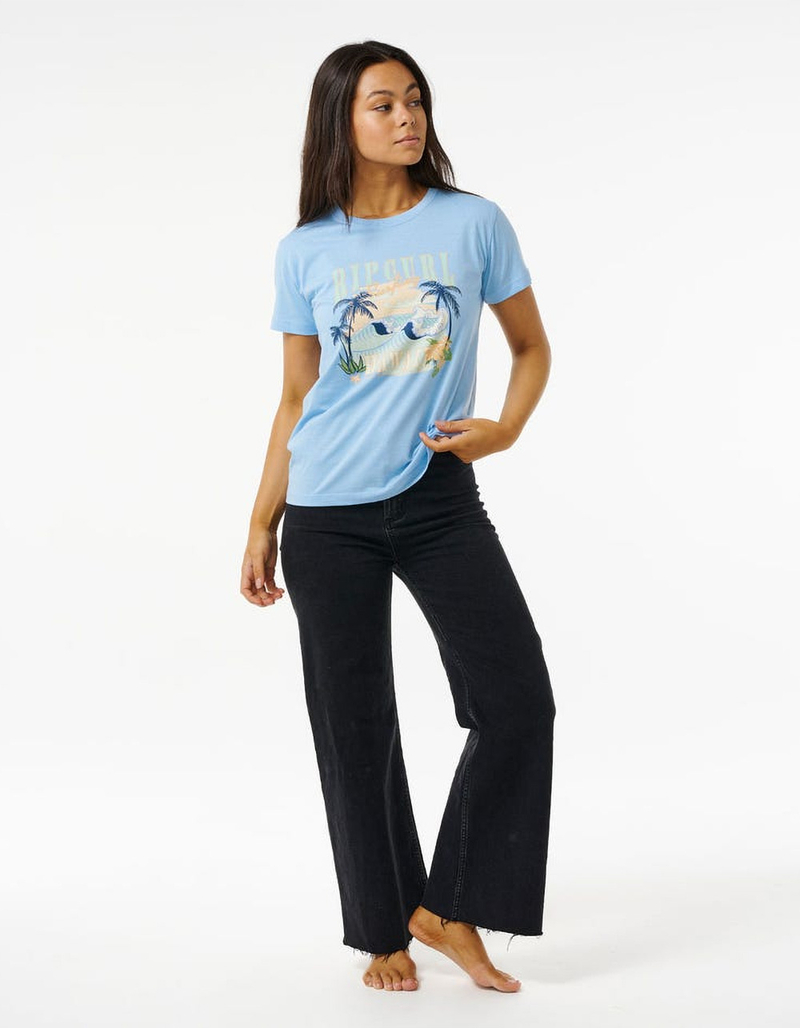RIP CURL Paradise Palms Womens Tee image number 1