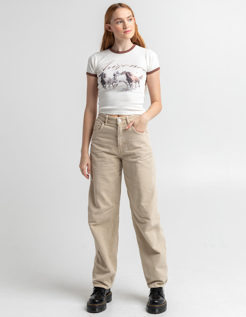BDG Urban Outfitters Womens Arizona Horse Baby Tee image number 3
