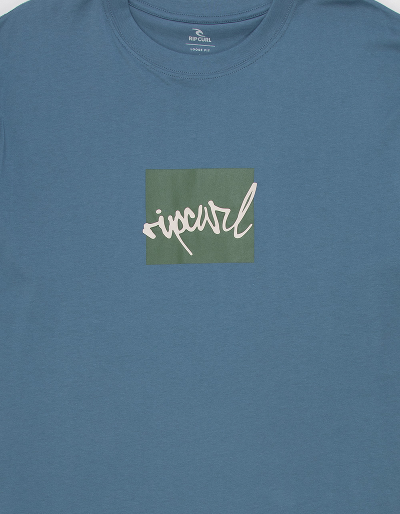 RIP CURL Script Icon Mens Tee image number 1