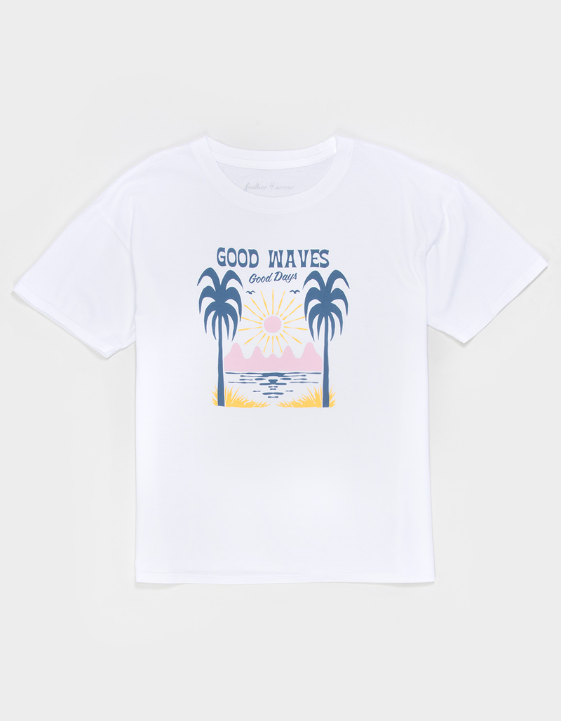 FEATHER 4 ARROW Good Wave Girls Tee image number 0