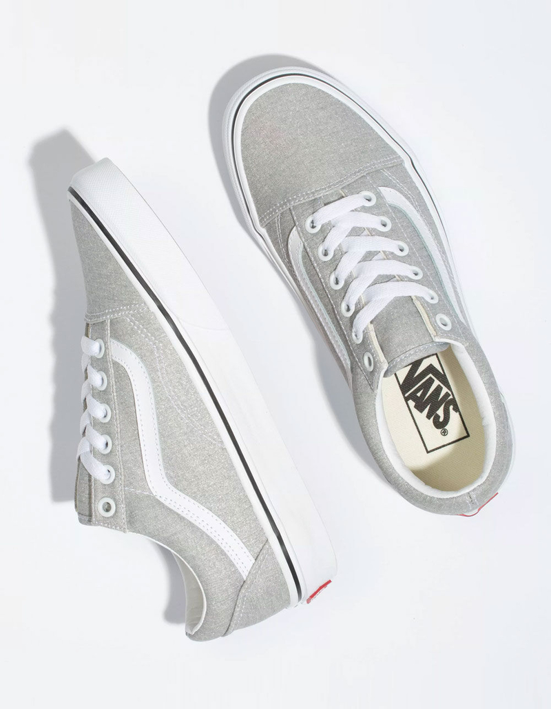 VANS Old Skool Womens Silver Shoes image number 1