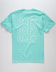 OBEY Stacked Mens Mint T-Shirt image number 1