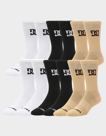 DC SHOES 6 Pack Mens Crew Socks Primary Image