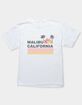 MALIBU Retro Sunset Unisex Kids Tee image number 1