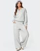 EDIKTED Ashtin Ruffle Trim Sweatpants image number 3