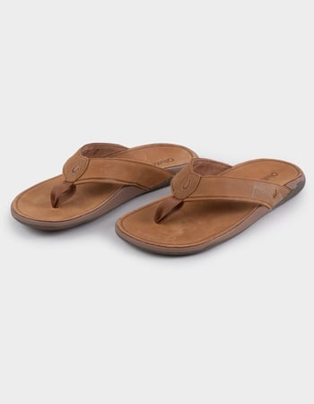 OLUKAI Tuahine Mens Flip Flops Primary Image