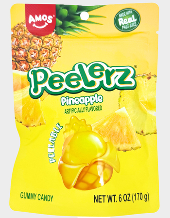 PEELERZ Peelable Pineapple Gummy Candy Primary Image