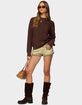 EDIKTED Jessy Cable Knit Oversized Sweater image number 5