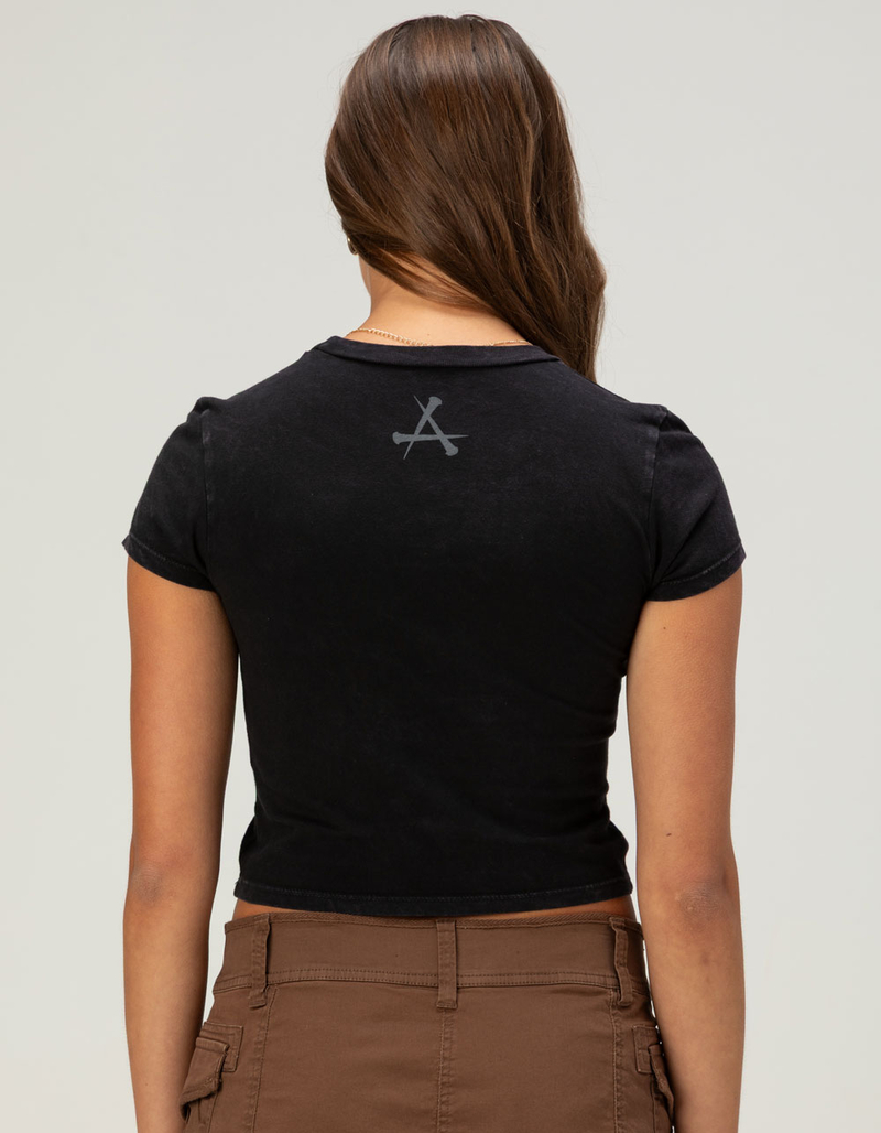 AFFLICTION Rhinestone Womens Baby Tee  image number 3