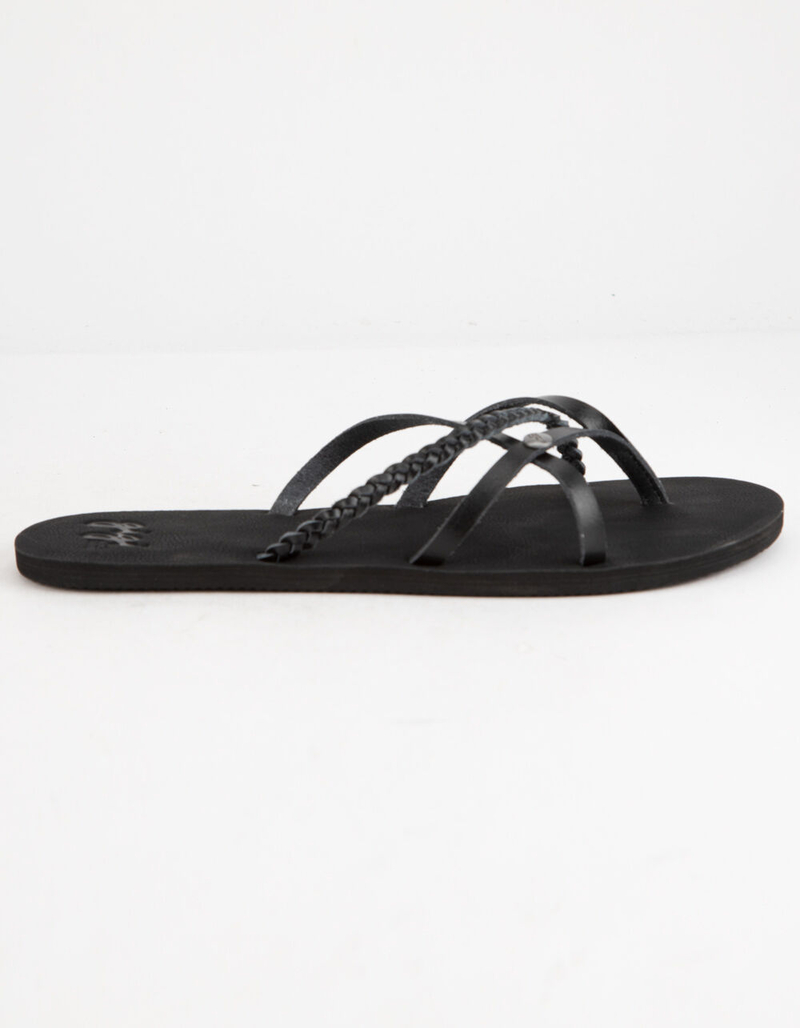 GIGI Criss Cross Black Womens Sandals image number 2