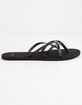 GIGI Criss Cross Black Womens Sandals image number 3