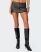 EDIKTED Sadaf Faux Leather Mini Skort image number 1