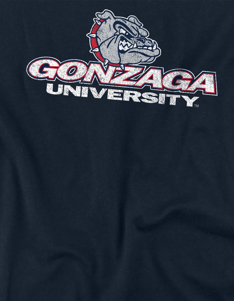 GONZAGA UNIVERSITY Official Distressed Primary Logo Boys Tee image number 1