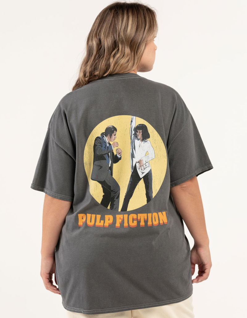 GOODIE TWO SLEEVES Pulp Fiction Dancing Womens Oversized Tee image number 0