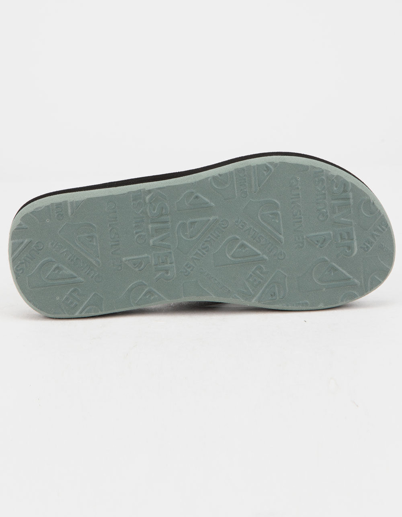 QUIKSILVER Carver Print Black & Blue Boys Sandals image number 4