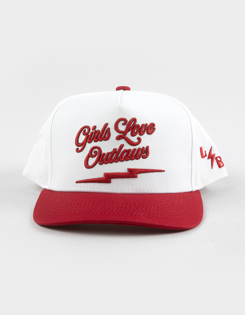 LOCAL BEACH Girls Love Outlaws Womens Snapback Hat image number 1