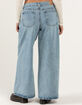 RSQ Womens Low Rise Wide Leg Jeans image number 8