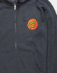 SANTA CRUZ Classic Dot Mens Zip-Up Hoodie image number 4