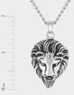 STEEL NATION Stainless Steel Lion's Head Pendant image number 4