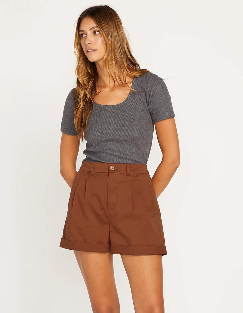 VOLCOM Frochickie Womens Trouser Shorts image number 0