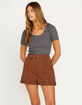 VOLCOM Frochickie Womens Trouser Shorts image number 1