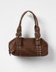 Studded Faux Suede Shoulder Bag  image number 1