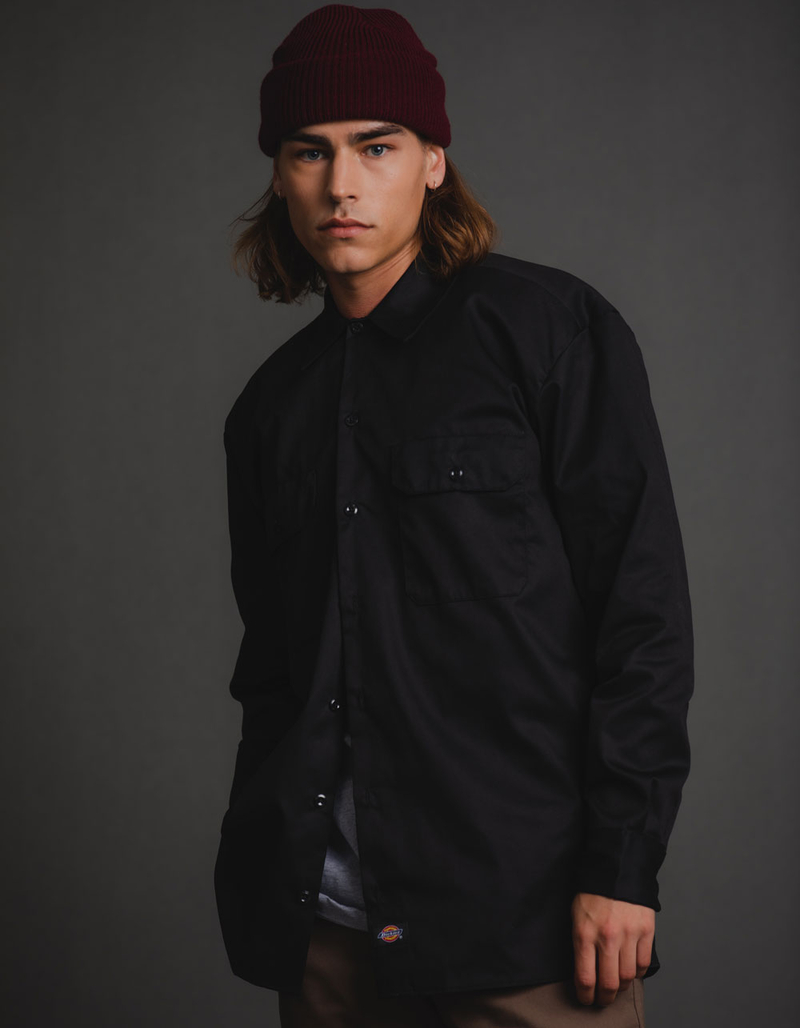 DICKIES Mens Twill Work Shirt image number 0