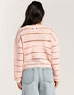 RSQ Womens Open Stitch Cropped Sweater image number 4