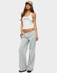 EDIKTED UK Low Rise Sweatpants image number 4