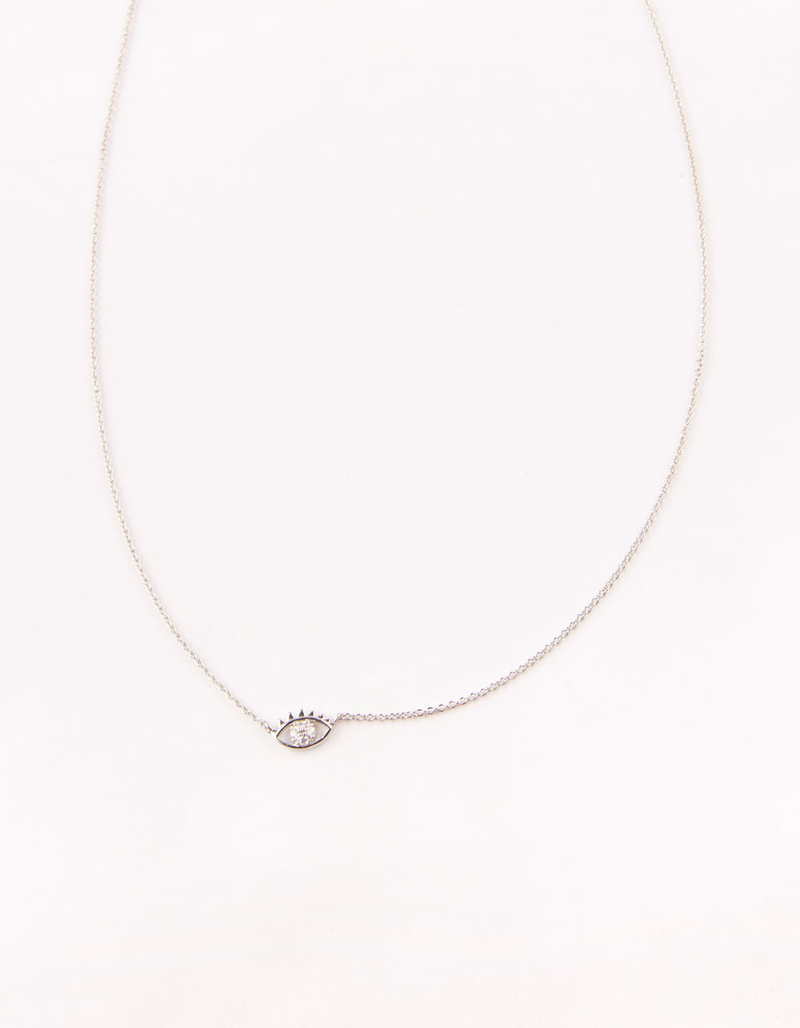 FULL TILT Dainty Eye Necklace image number 0