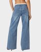 EDIKTED Karlie Lace Trim Jeans image number 5