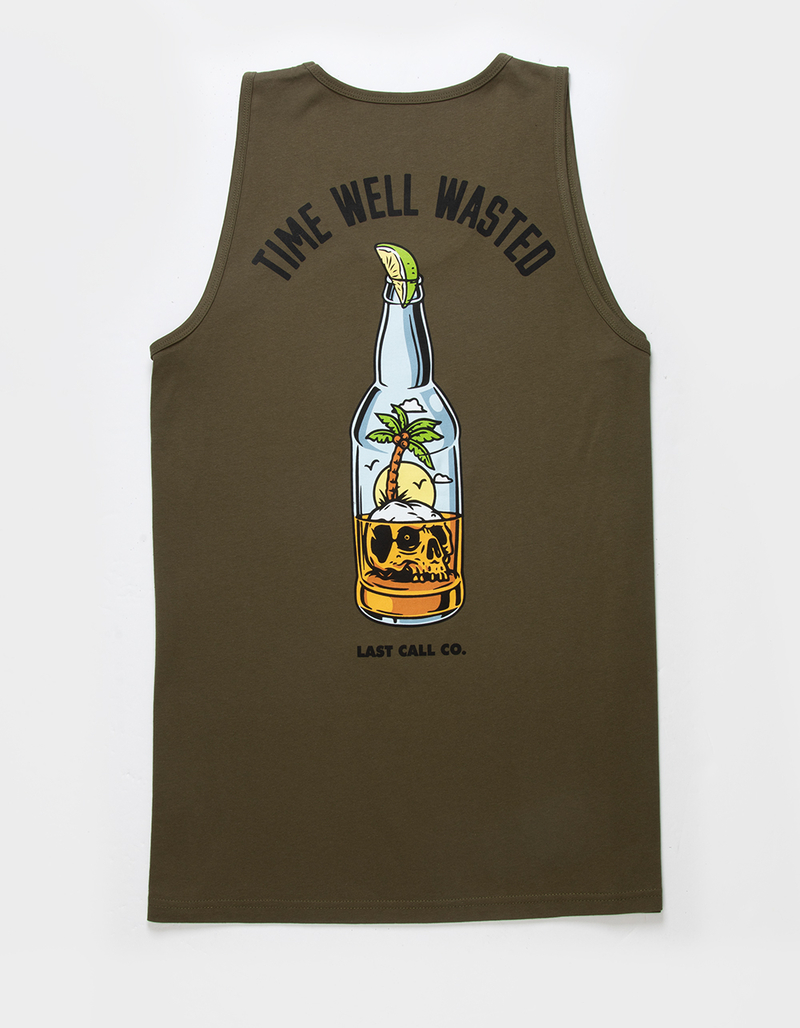 LAST CALL CO. Time Well Wasted Mens Tank Top image number 0