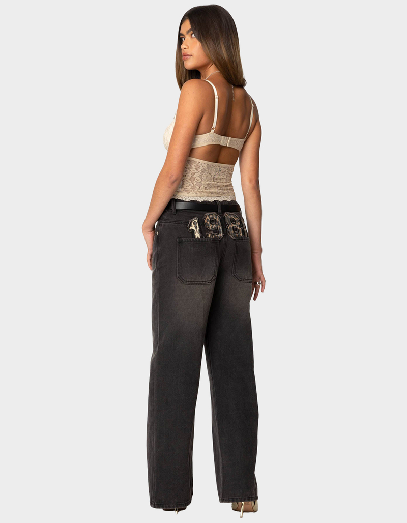 EDIKTED Charisma Sheer Lace Bra Top image number 4