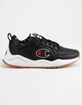 CHAMPION Life 93 Eighteen C Logo Black Leather Boys Shoes image number 1