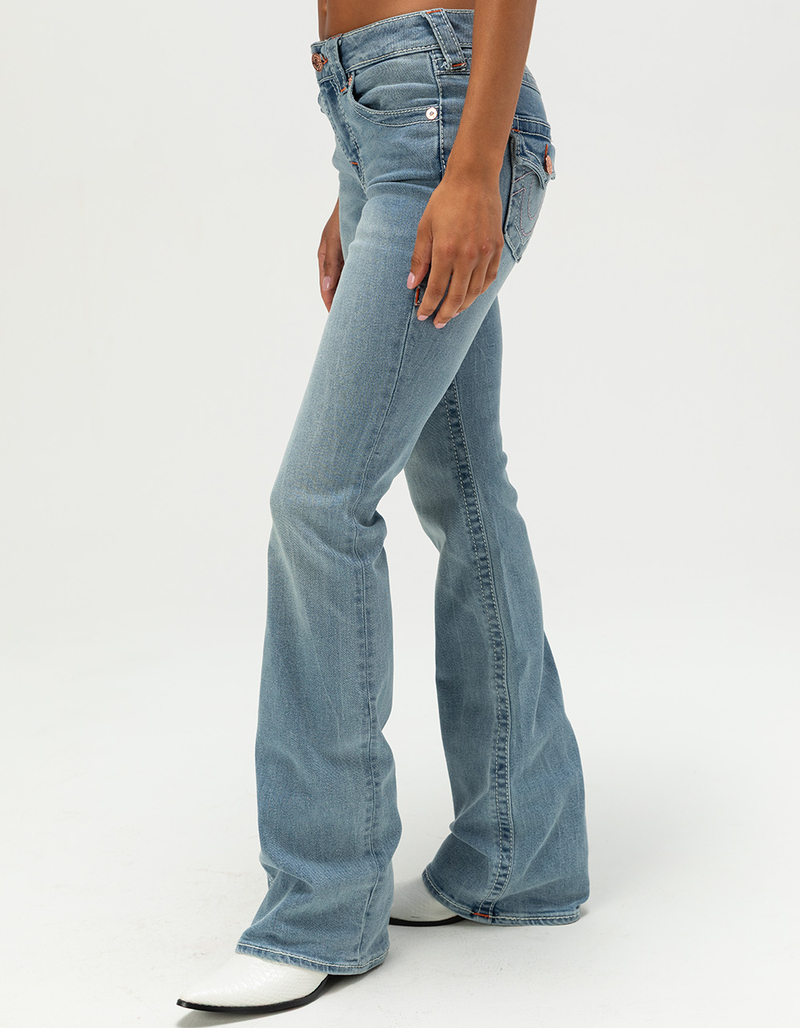 TRUE RELIGION Becca Mid Rise Big T Womens Bootcut Jeans image number 3