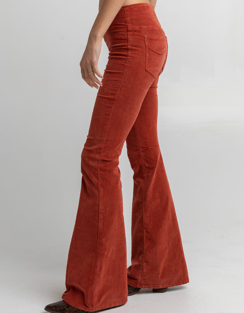 FREE PEOPLE Pull On Corduroy Womens Flare Pants image number 2