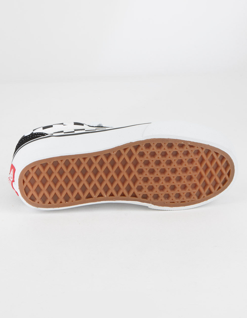 VANS Old Skool Platform Checkerboard Girls Shoes image number 5