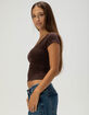 TILLYS Surplice Womens Tee image number 3