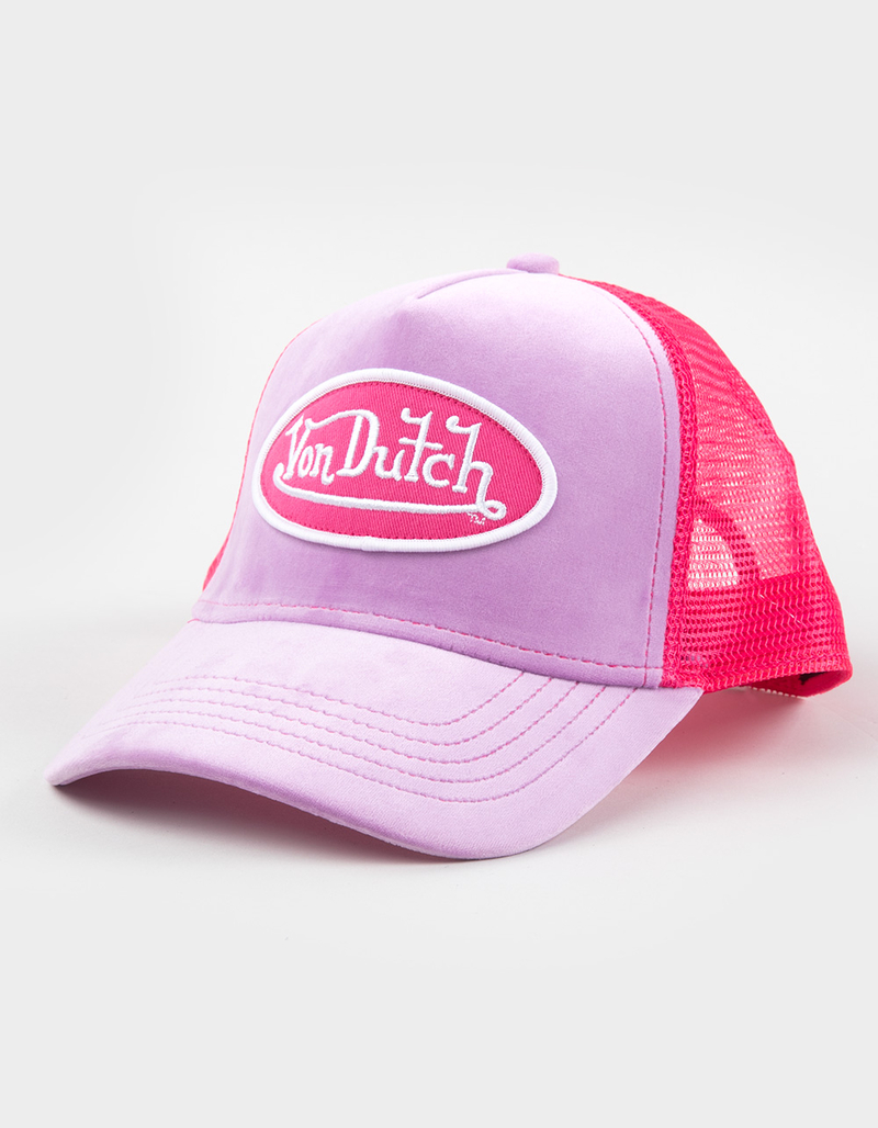 VON DUTCH Velvet Trucker Hat image number 0