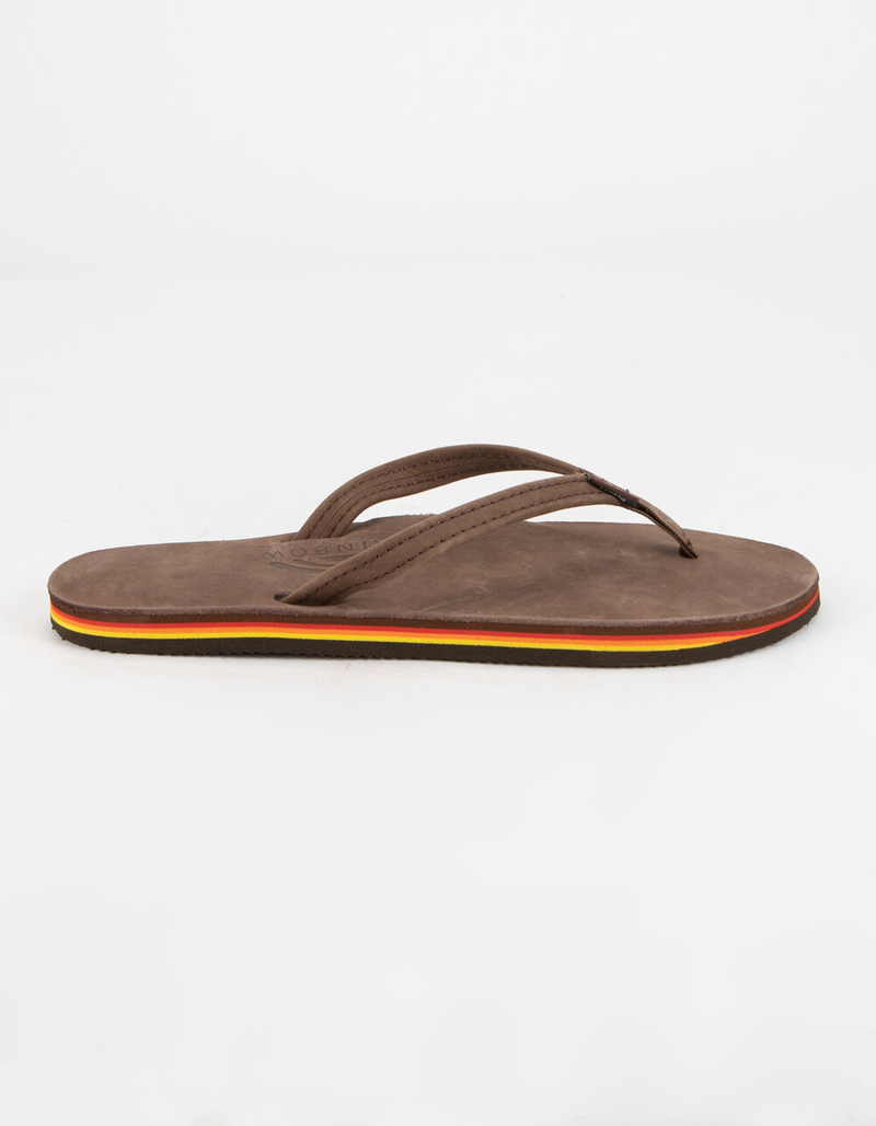 RAINBOW Narrow Strap Womens Flip Flops image number 2