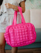 KATYDID Quilted Duffel Weekender Bag with Pass-Thru Slip image number 3