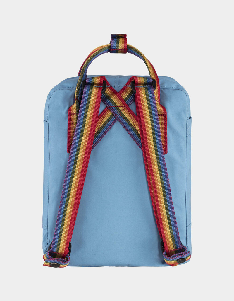 FJALLRAVEN Kanken Air Blue & Rainbow Mini Backpack image number 2