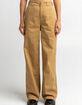 DICKIES Skater Womens Camel Wide Leg Work Pants image number 2