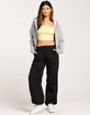 TILLYS Cropped Zip-Up Womens Hoodie image number 6