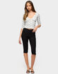 EDIKTED Katey V-Neck Polka Dot Top image number 4