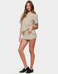 EDIKTED Brena Striped Oversized Tee image number 4