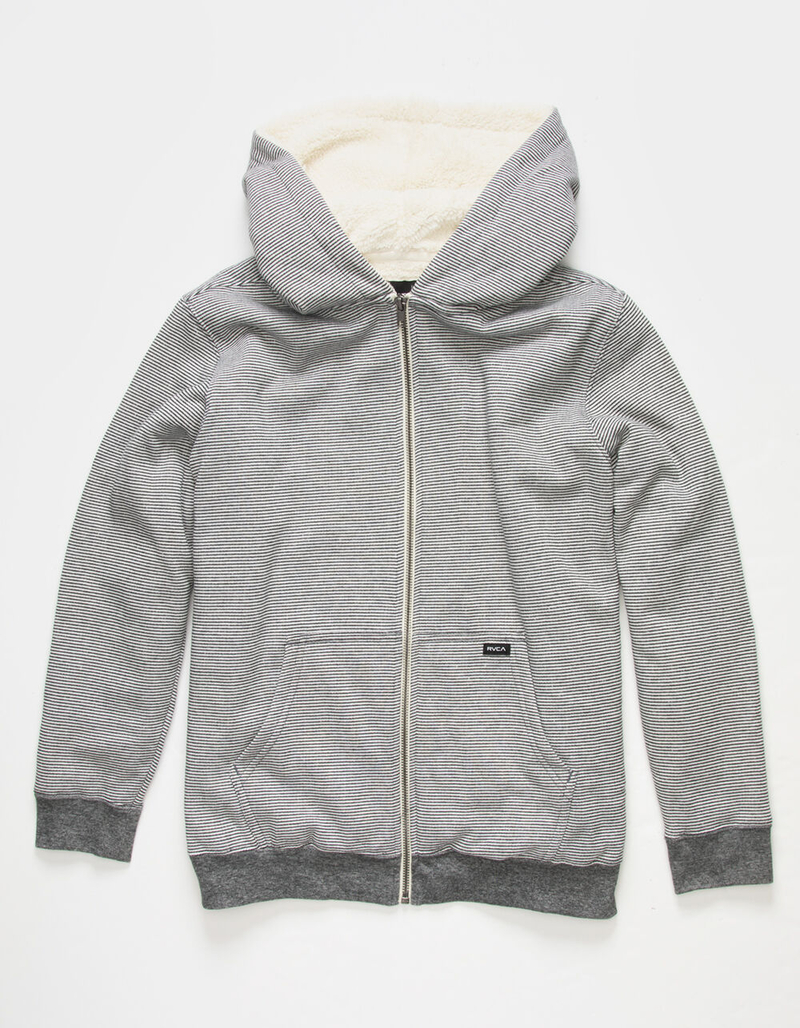 RVCA Cannon Sherpa Lined Boys Zip Up Hoodie image number 0