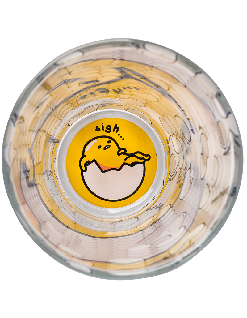 Gudetama The Lazy Egg Glass Cup image number 1